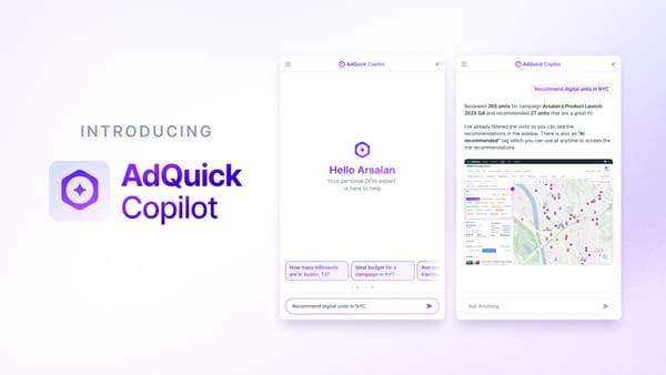 Announcing AdQuick Copilot: the only comprehensive OOH AI